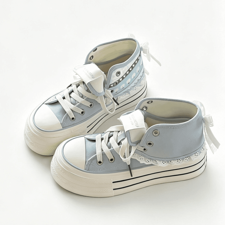 Кеды HUANQIU Canvas Shoes MID Top Women's - изображение 5