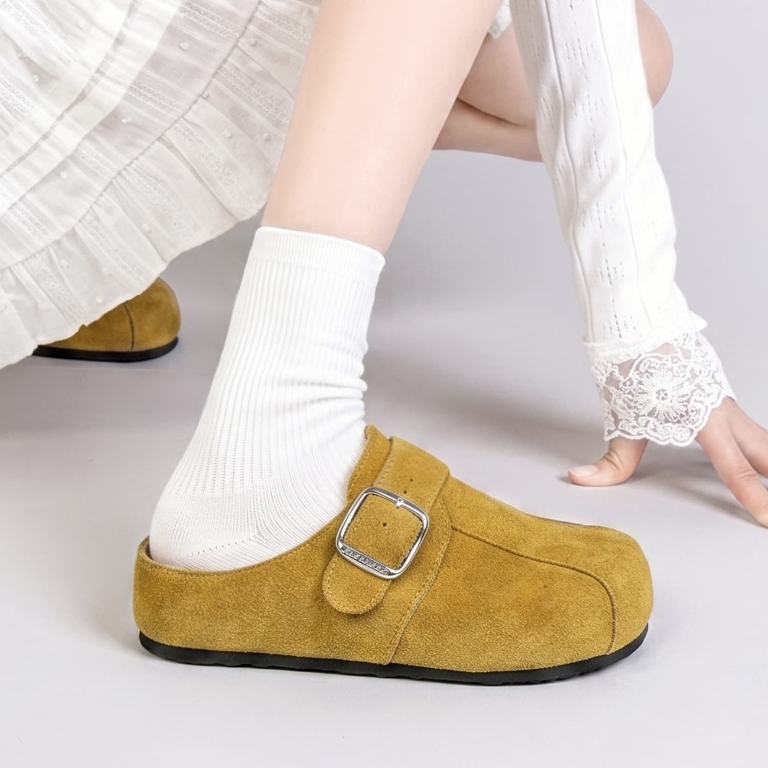 Сандалии JEANSWEST Обувь в стиле Birkenstock Желтый (Универсальный размер) Женские - изображение 7