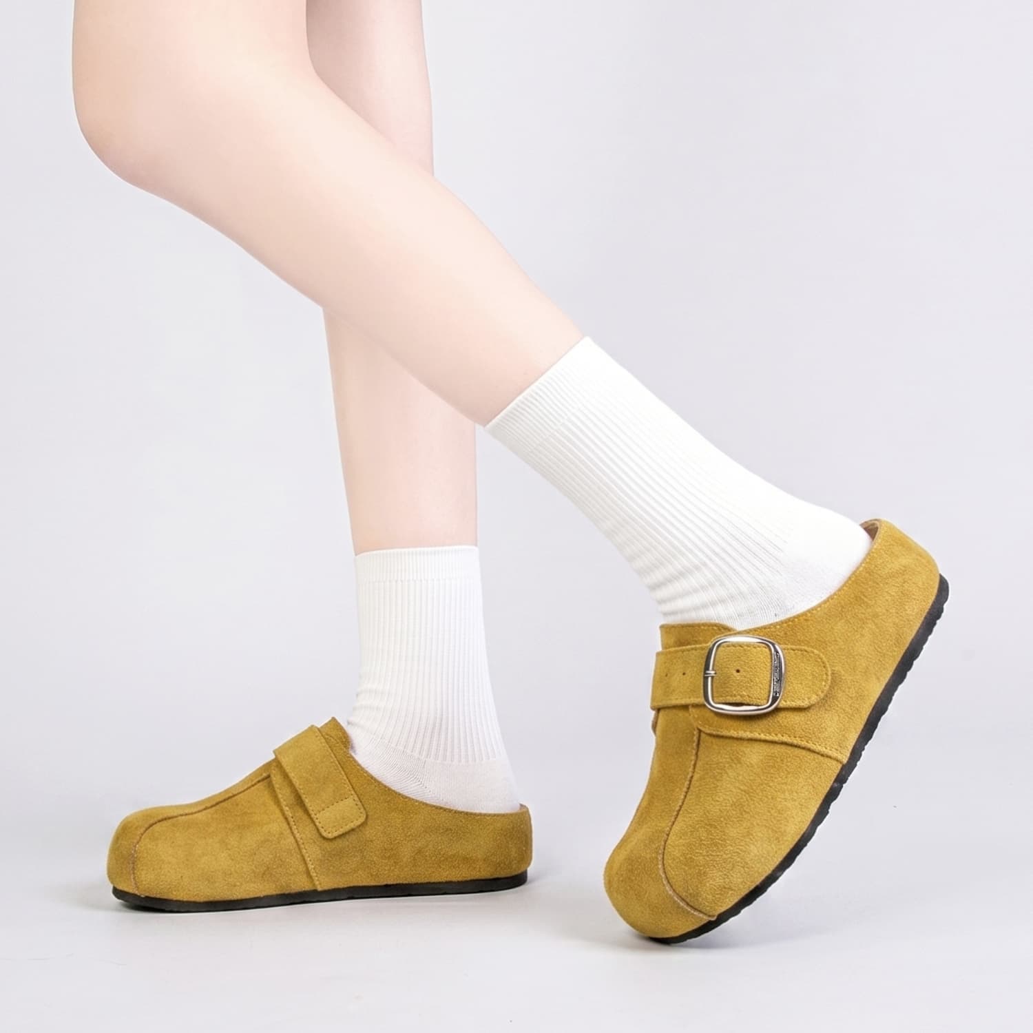 Сандалии JEANSWEST Обувь в стиле Birkenstock Желтый (Универсальный размер) Женские - изображение 6