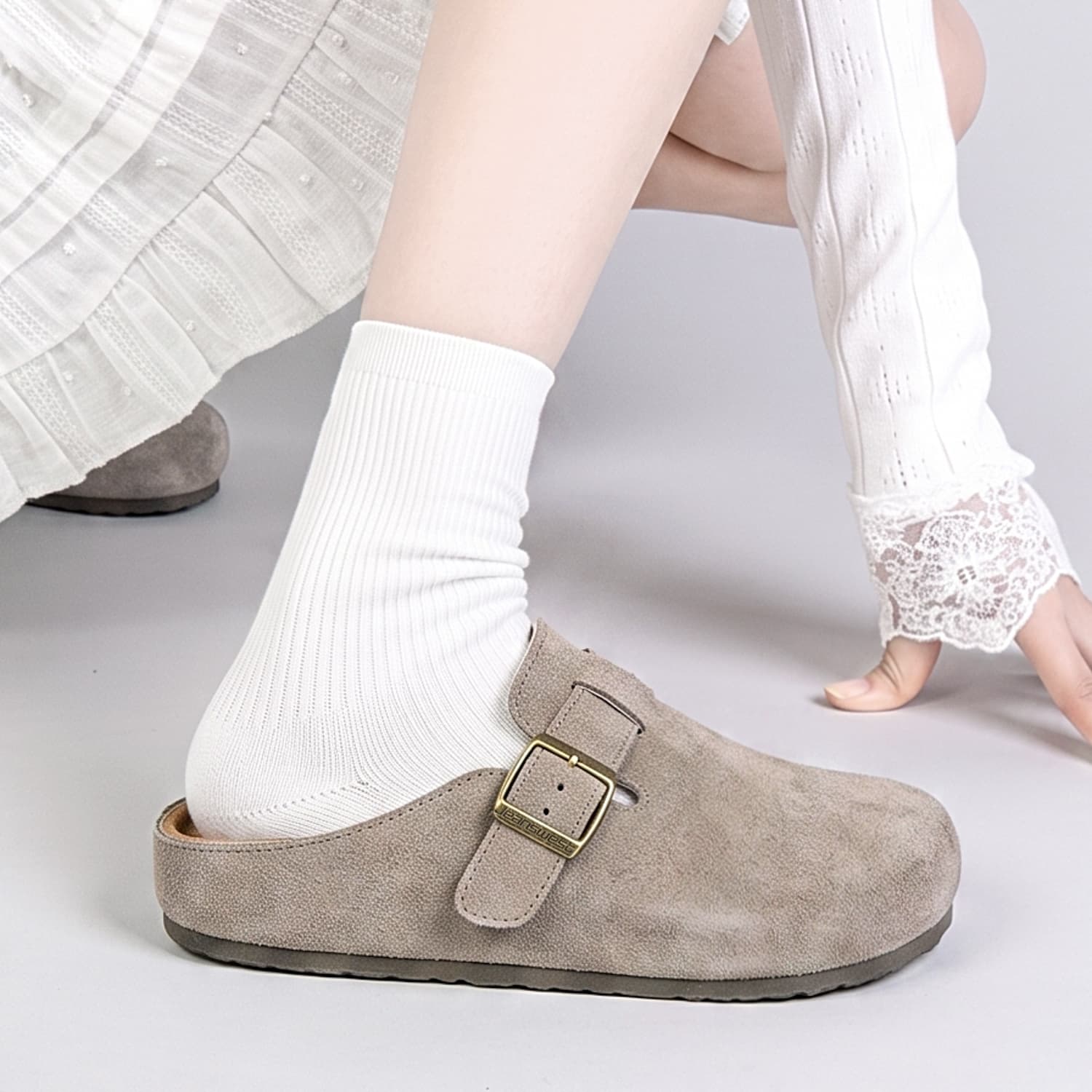 Сандалии JEANSWEST Birkenstock Стиль Обувь Песок Кофе Женские - изображение 7