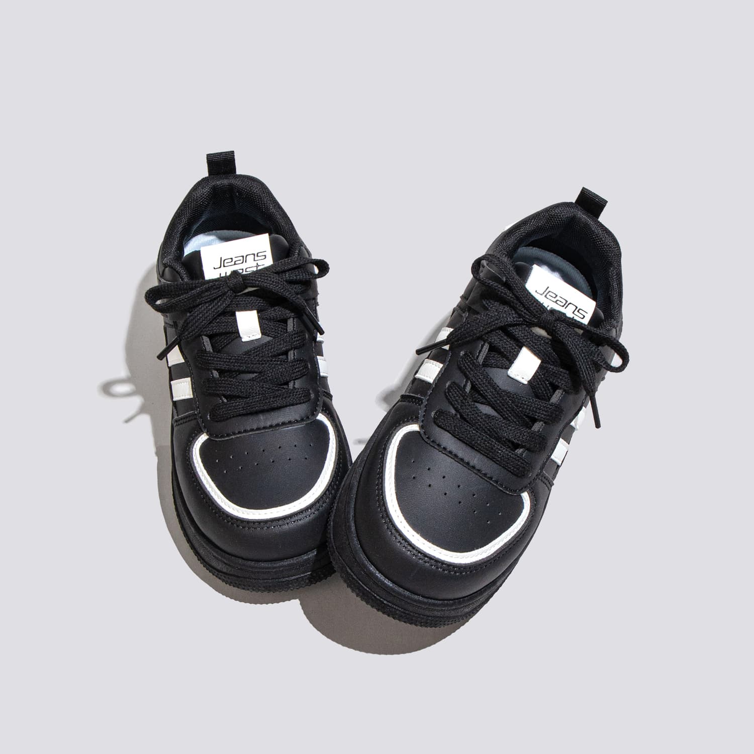 Кроссовки JEANSWEST Кеды для скейтбординга Low Топ Женские - изображение 3