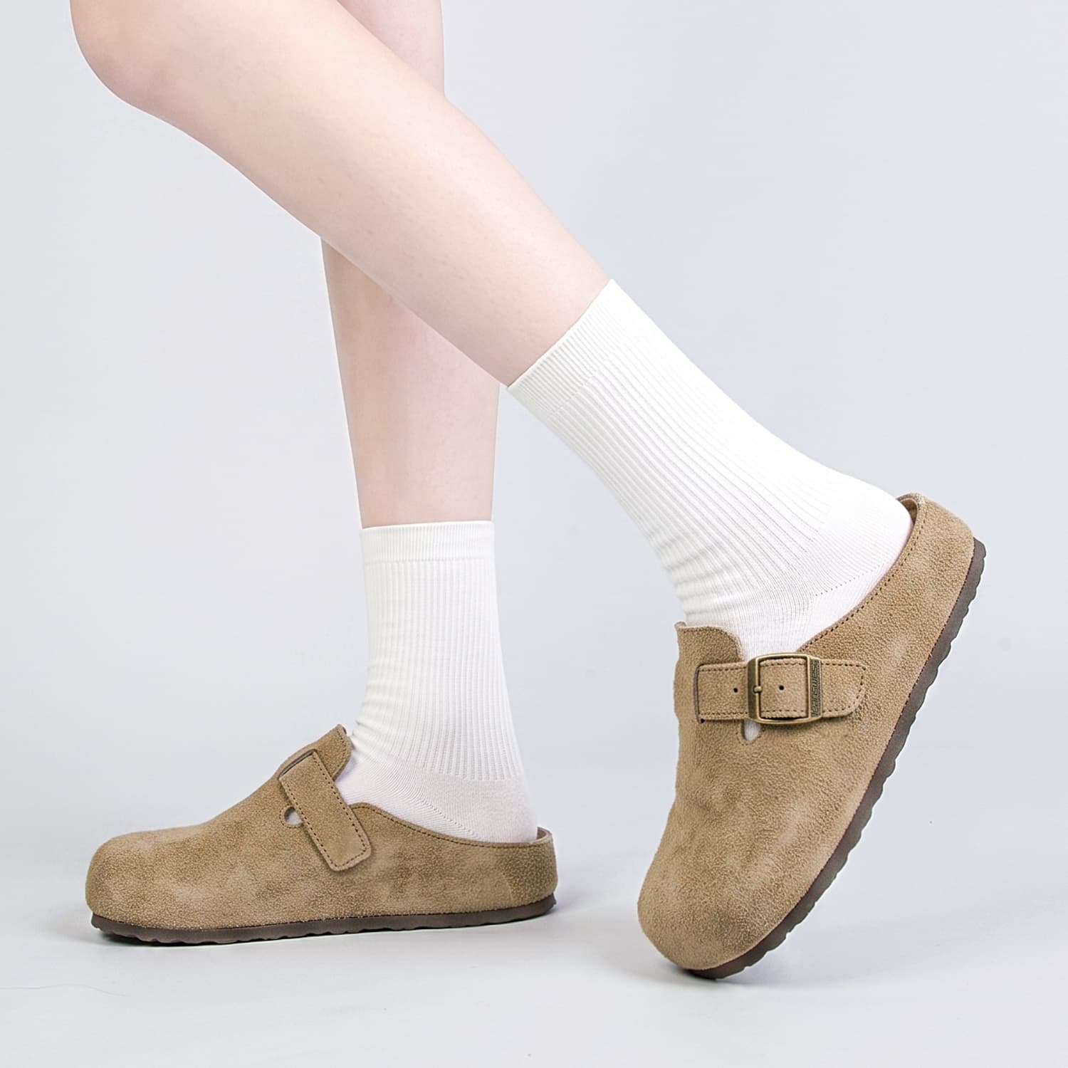 Сандалии JEANSWEST Birkenstock Стиль Обувь Земляной кофе Женские - изображение 7