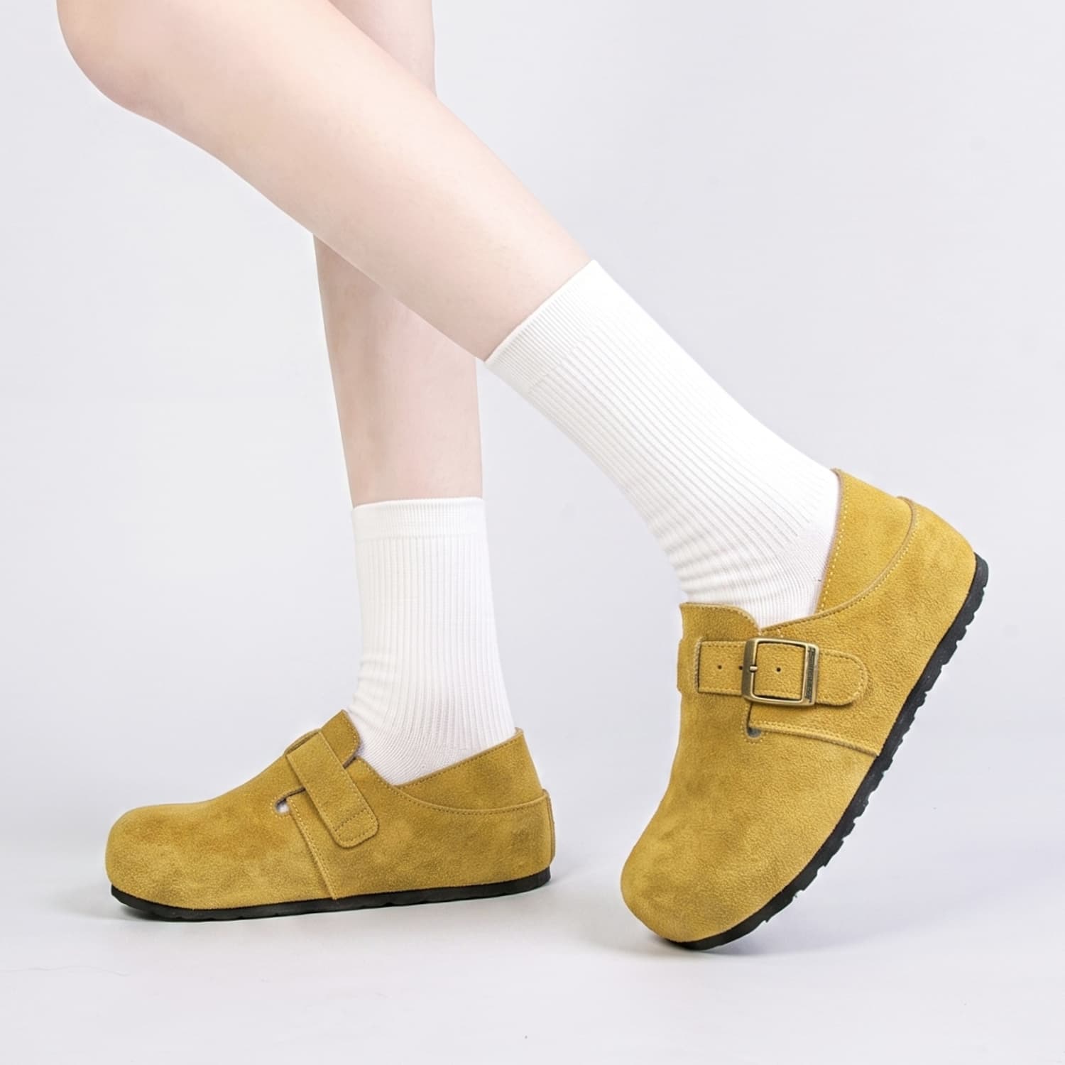 Сандалии JEANSWEST Обувь в стиле Birkenstock Желтый (Универсальный размер) Женские - изображение 7
