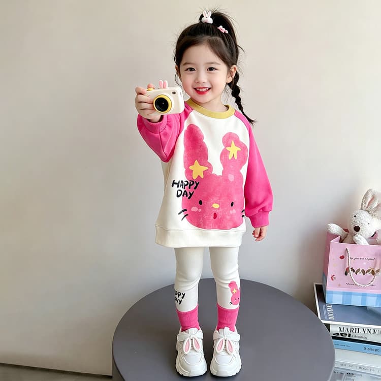 BOBBY ABLEY Розовый Kids Повседневные спортивные костюмы Наборы - изображение 4