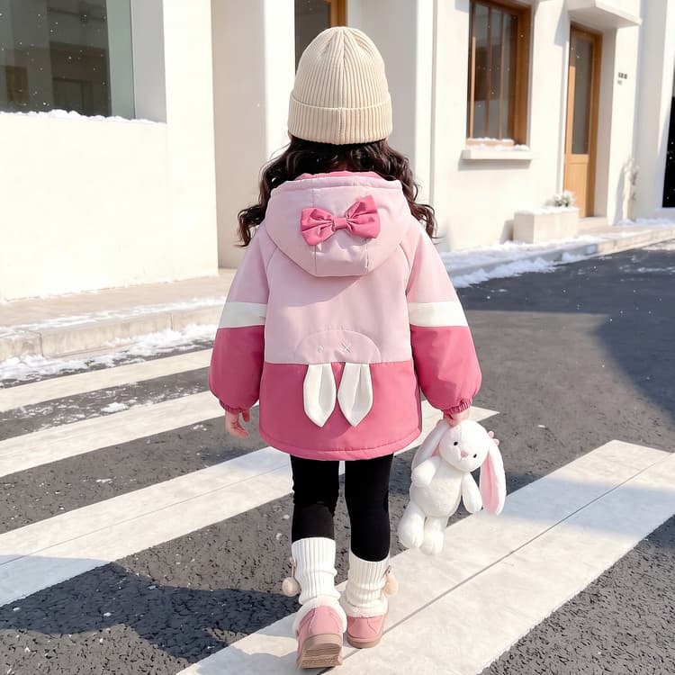 BOBBY ABLEY Розовый 3-в-1 (Подкладка + Пальто) Школьная Туристическая Одежда - изображение 3