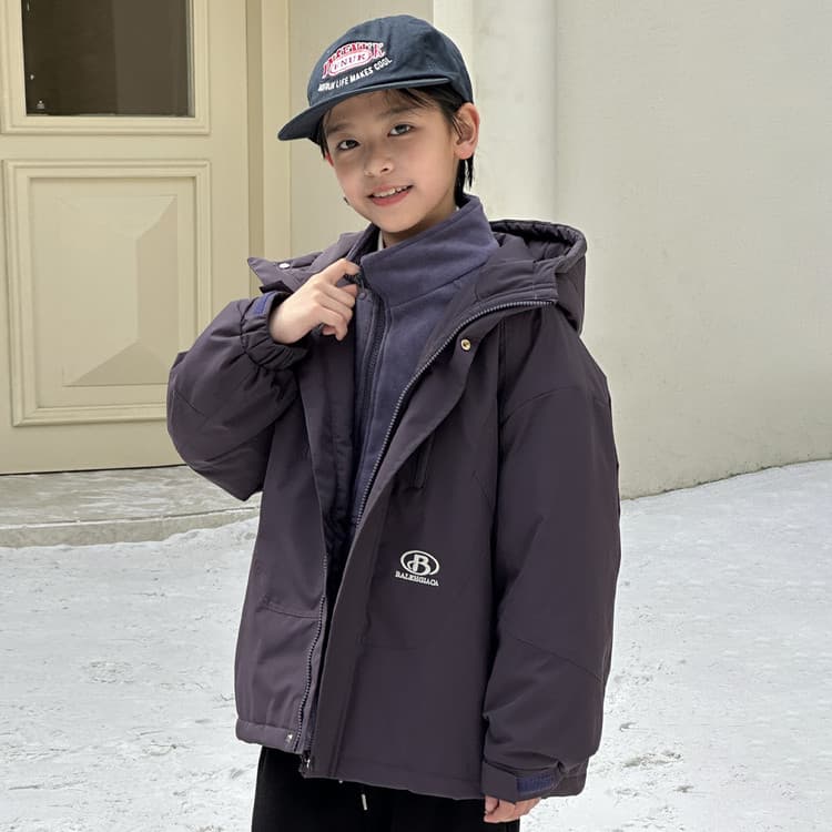 BOBBY ABLEY Фиолетовый 3-в-1 (Подкладка + Пальто) Школьная Туристическая Одежда - изображение 2