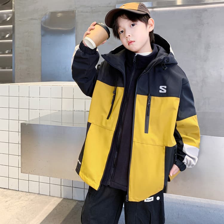 BOBBY ABLEY Желтый 3-в-1 (Подкладка + Пальто) Школьная Туристическая Одежда - изображение 6