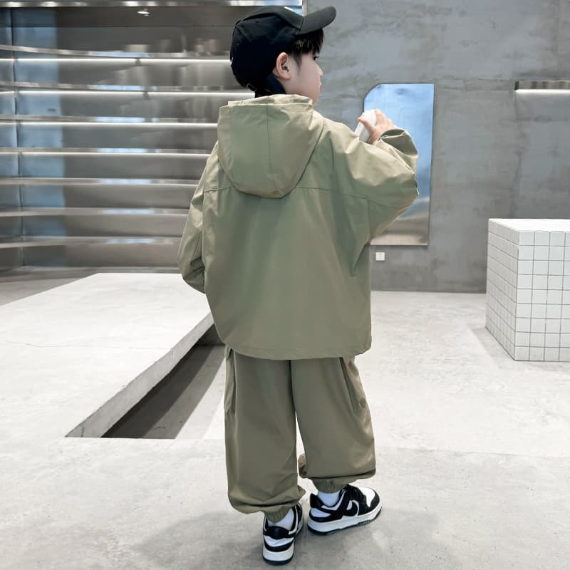 BOBBY ABLEY Армейский зеленый Kids Повседневные спортивные костюмы Наборы - изображение 2