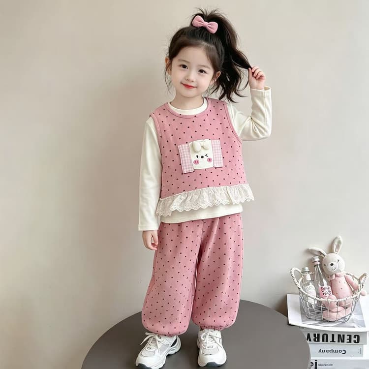 BOBBY ABLEY Розовый Kids Повседневные спортивные костюмы Наборы - изображение 4