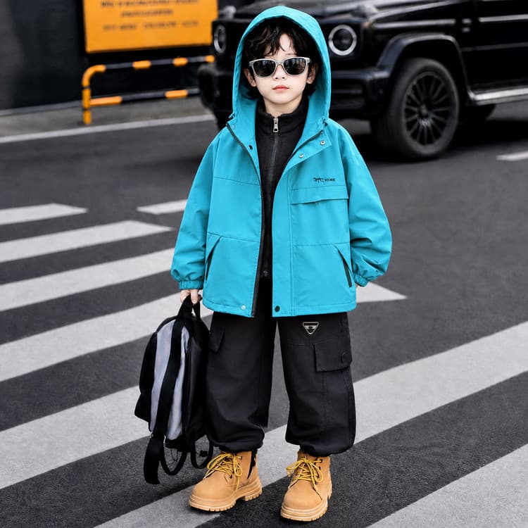 BOBBY ABLEY Павлин Синий 3-в-1 (Подкладка + Пальто) Школьная Туристическая Одежда - изображение 2