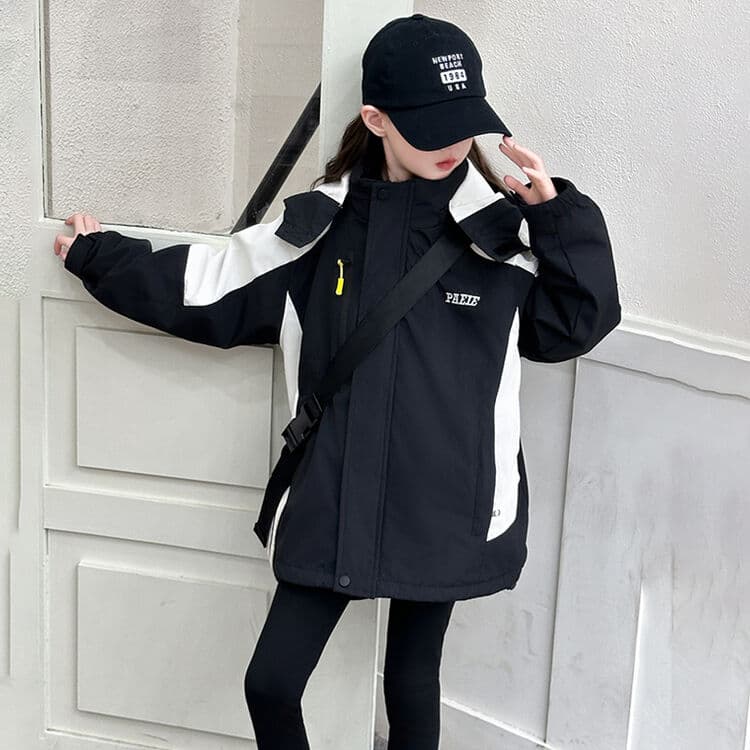 BOBBY ABLEY Черная подкладка 3-в-1 (Подкладка + Пальто) Школьная туристическая одежда - изображение 3