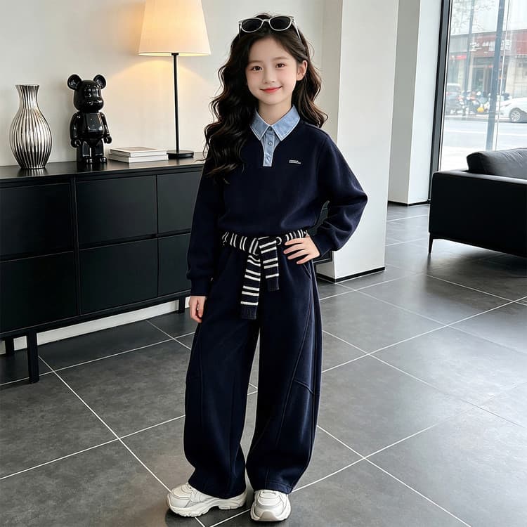 BOBBY ABLEY Шаль Набор волшебных цветов THREE Piece Набор волшебных цветов Kids Повседневные спортивные костюмы Наборы - изображение 4