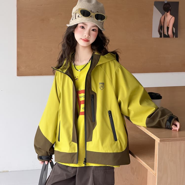 BOBBY ABLEY Желтый зеленый и темно-коричневый детские топы - изображение 4