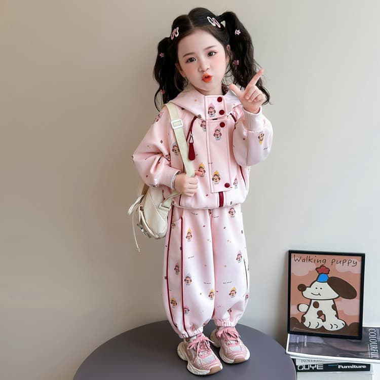 BOBBY ABLEY Розовый Kids Повседневные спортивные костюмы Наборы - изображение 4