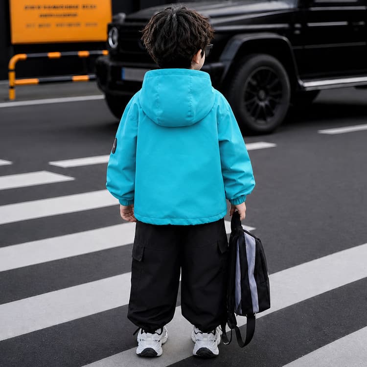 BOBBY ABLEY Павлин Синий 3-в-1 (Подкладка + Пальто) Школьная Туристическая Одежда - изображение 7