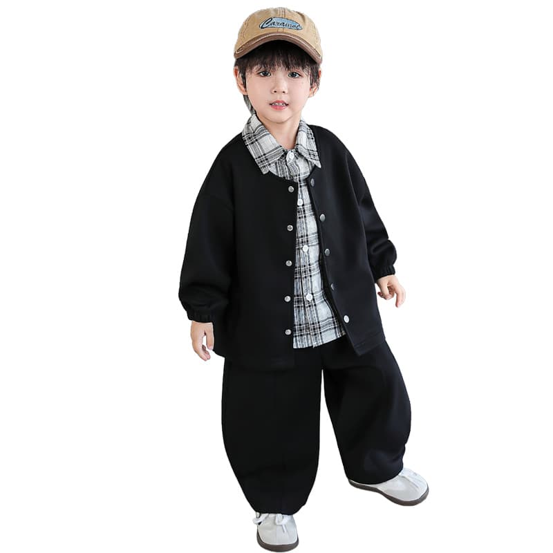 BOBBY ABLEY Черный Kids Повседневные спортивные костюмы Наборы - изображение 2