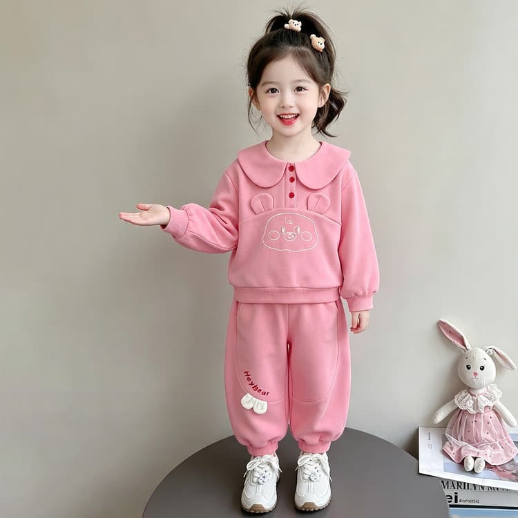 BOBBY ABLEY Розовый Kids Повседневные спортивные костюмы Наборы - изображение 4