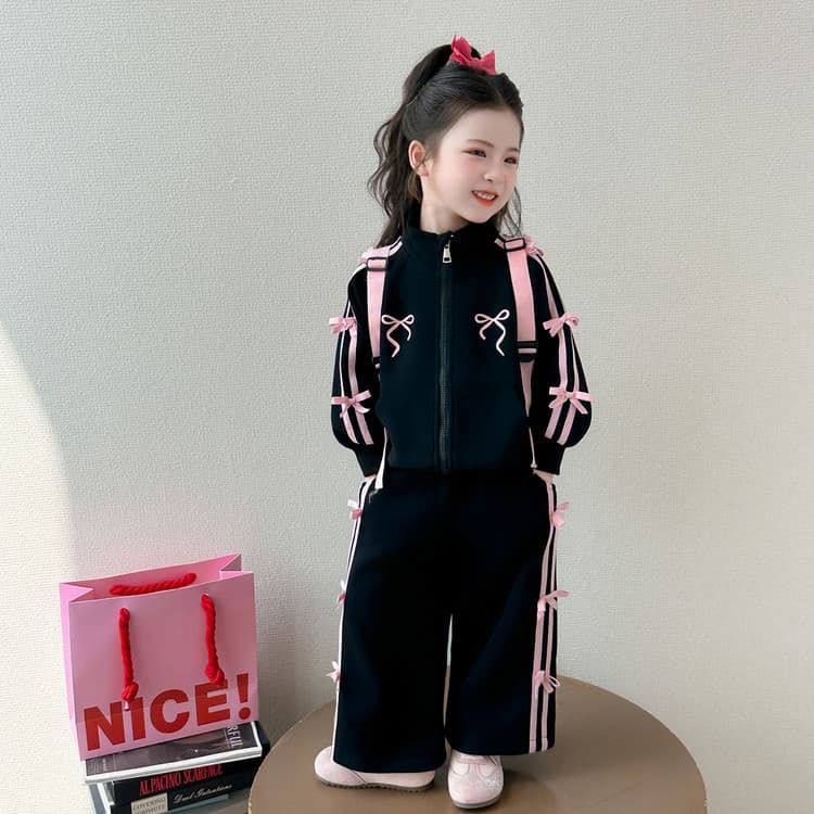 BOBBY ABLEY Черный Kids Повседневные спортивные костюмы Наборы - изображение 5