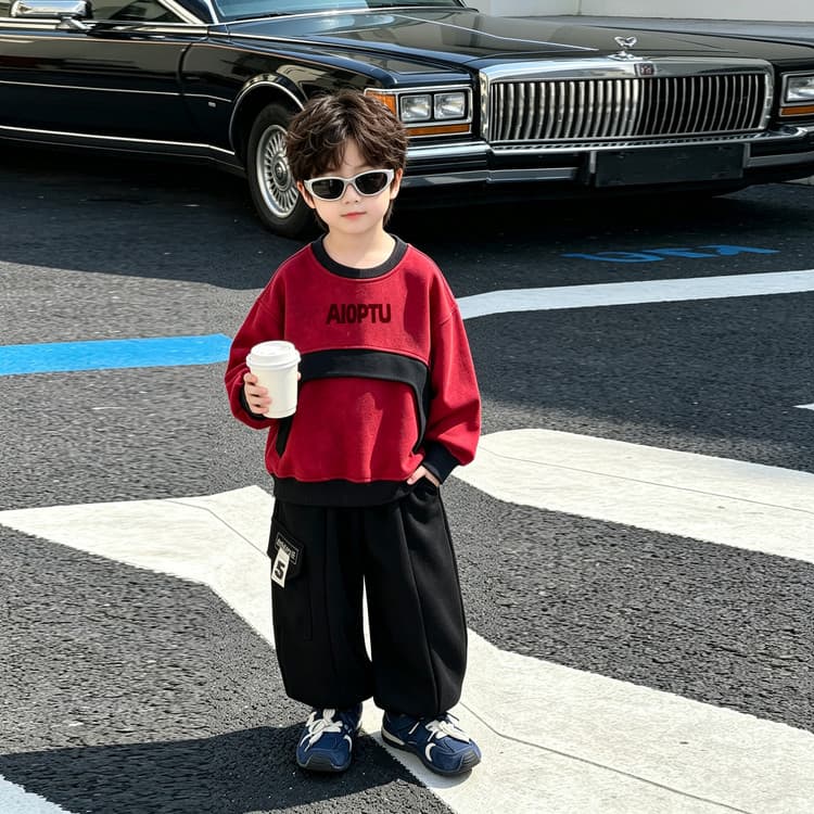 BOBBY ABLEY Красный Kids Повседневные спортивные костюмы Наборы - изображение 4