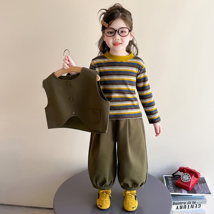 BOBBY ABLEY Армейский зеленый Предшкольные Повседневные Спортивные костюмы Наборы - изображение 5