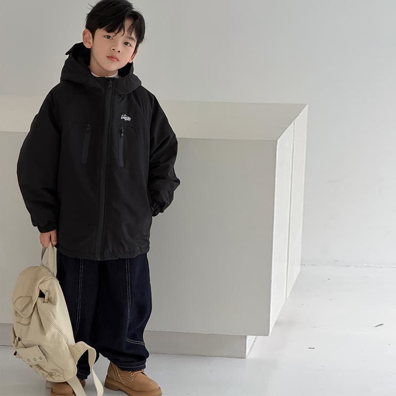 BOBBY ABLEY Черный 3-в-1 (Подкладка + Пальто) Школьная Туристическая Одежда - изображение 3