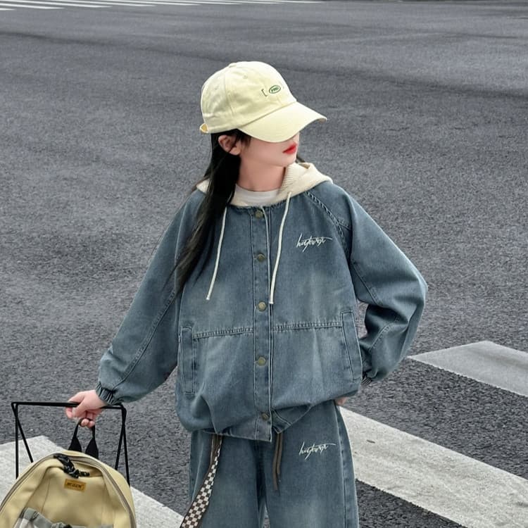 BOBBY ABLEY Бежевый Деним Одежда Наборы Kids Повседневные спортивные костюмы Наборы - изображение 6