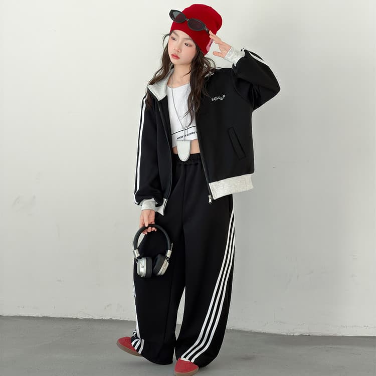 BOBBY ABLEY Черный Kids Повседневные спортивные костюмы Наборы - изображение 4