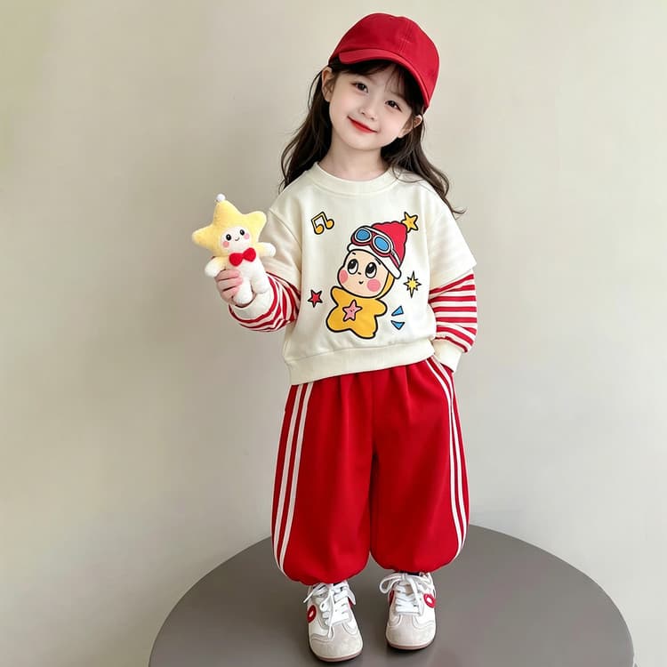 BOBBY ABLEY Красный Kids Повседневные спортивные костюмы Наборы - изображение 5