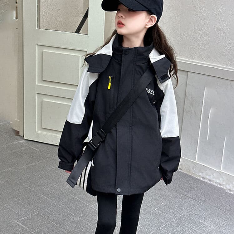 BOBBY ABLEY Черная подкладка 3-в-1 (Подкладка + Пальто) Школьная туристическая одежда - изображение 7
