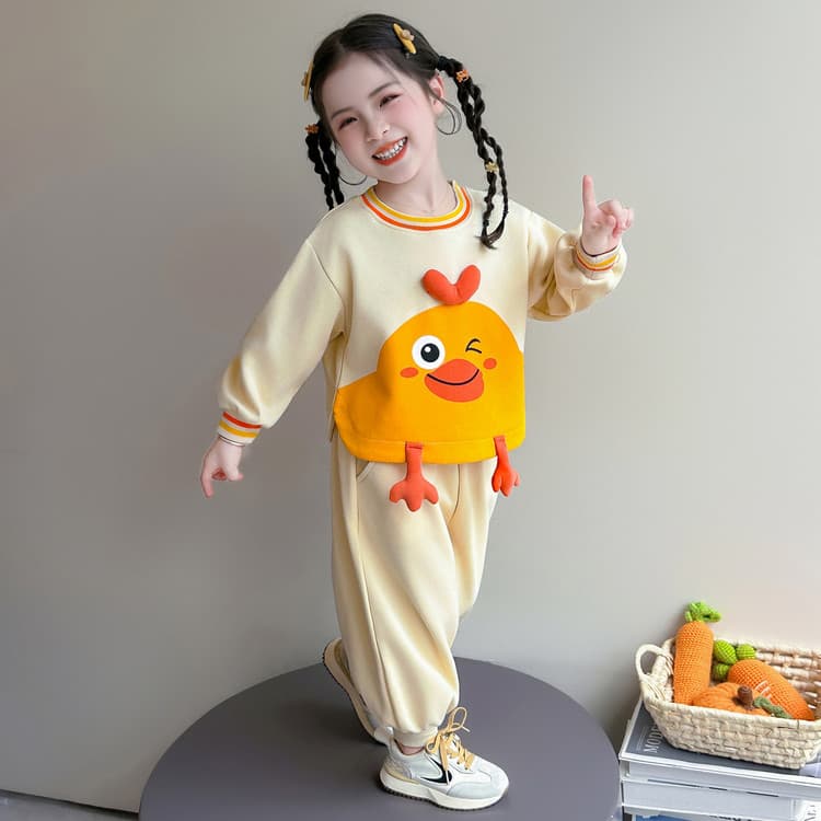 BOBBY ABLEY Бежево-желтый Kids Повседневные спортивные костюмы Наборы - изображение 5