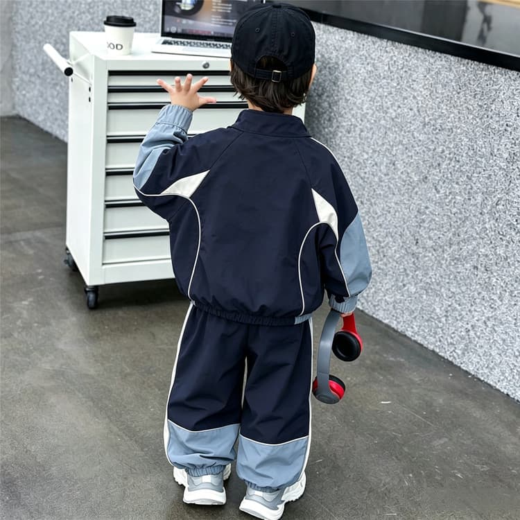 BOBBY ABLEY Темно-синий Kids Повседневные спортивные костюмы Наборы - изображение 4