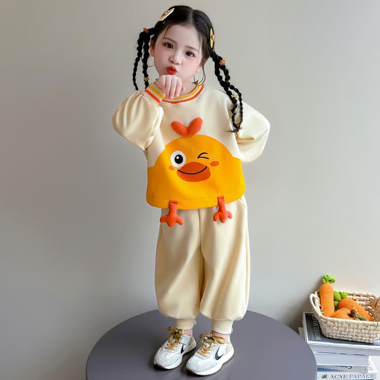 BOBBY ABLEY Бежево-желтый Kids Повседневные спортивные костюмы Наборы - изображение 4