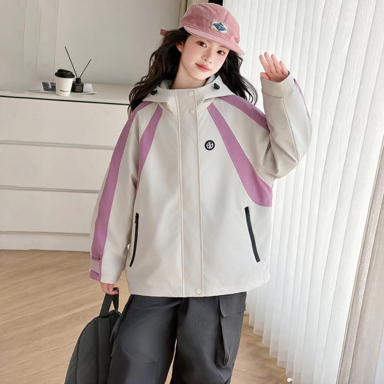 BOBBY ABLEY Бежевый Пальто Школьный возраст Туристическая одежда - изображение 2
