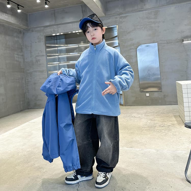 BOBBY ABLEY Синий 3-в-1 (Подкладка + Пальто) Школьная Туристическая Одежда - изображение 7