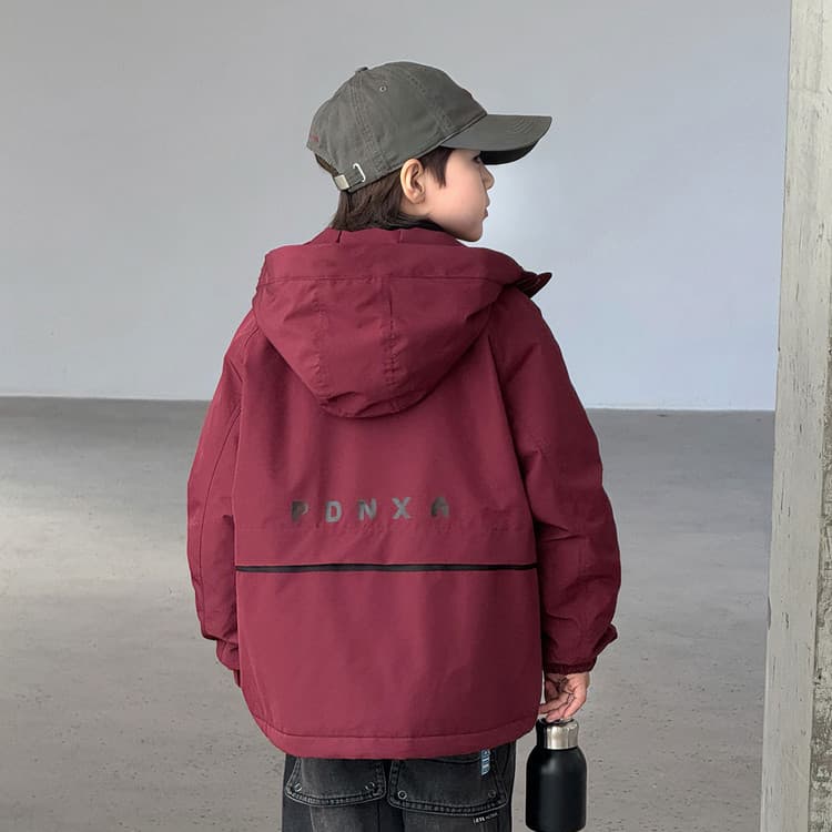 BOBBY ABLEY Красный 3-в-1 (Подкладка + Пальто) Школьная Туристическая Одежда - изображение 3