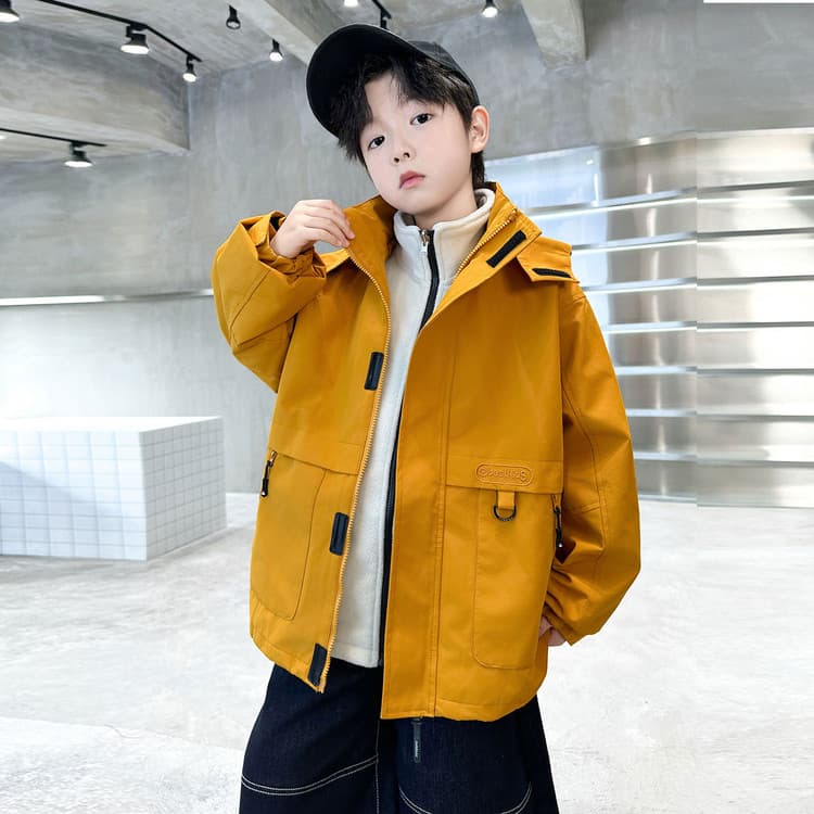 BOBBY ABLEY Оранжевый 3-в-1 (Подкладка + Пальто) Школьная Туристическая Одежда - изображение 2