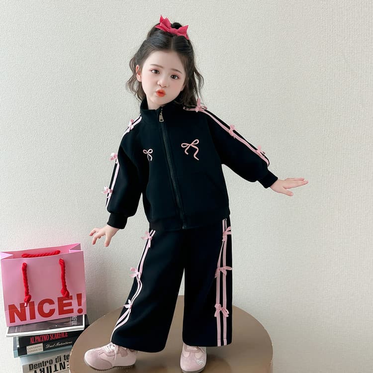 BOBBY ABLEY Черный Kids Повседневные спортивные костюмы Наборы - изображение 2