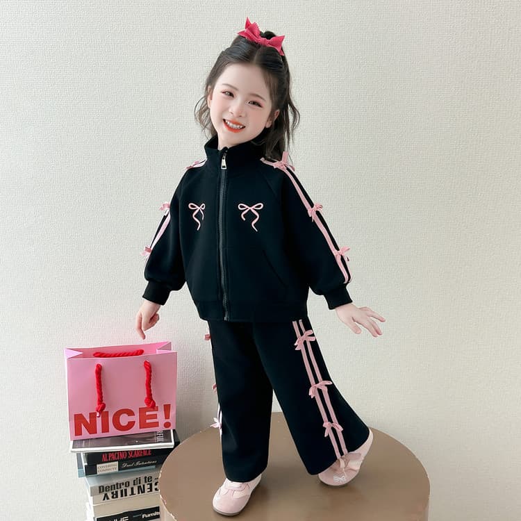 BOBBY ABLEY Черный Kids Повседневные спортивные костюмы Наборы - изображение 4