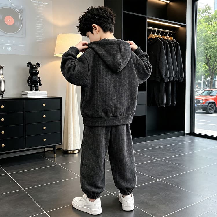 BOBBY ABLEY Темно-синий Kids Повседневные спортивные костюмы Наборы - изображение 3