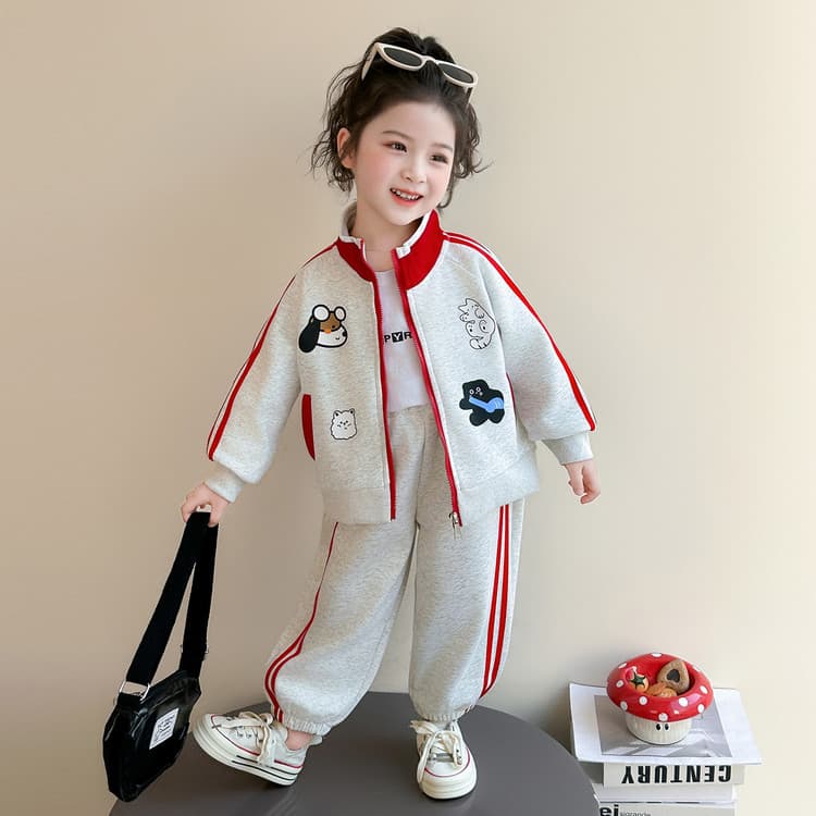 BOBBY ABLEY Вересковый серый Kids Повседневные спортивные костюмы Наборы - изображение 5
