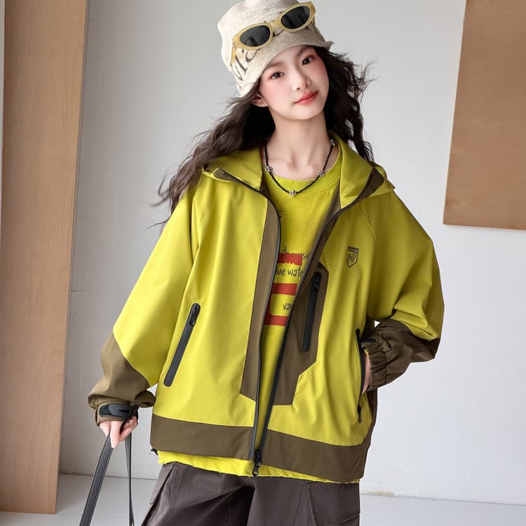 BOBBY ABLEY Желтый зеленый и темно-коричневый детские топы - изображение 5