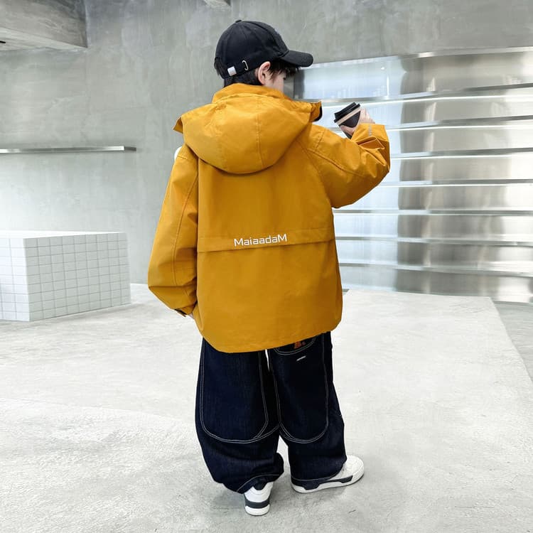 BOBBY ABLEY Оранжевый 3-в-1 (Подкладка + Пальто) Школьная Туристическая Одежда - изображение 4