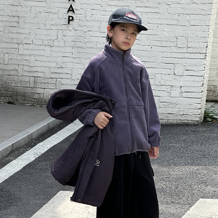 BOBBY ABLEY Фиолетовый 3-в-1 (Подкладка + Пальто) Школьная Туристическая Одежда - изображение 7