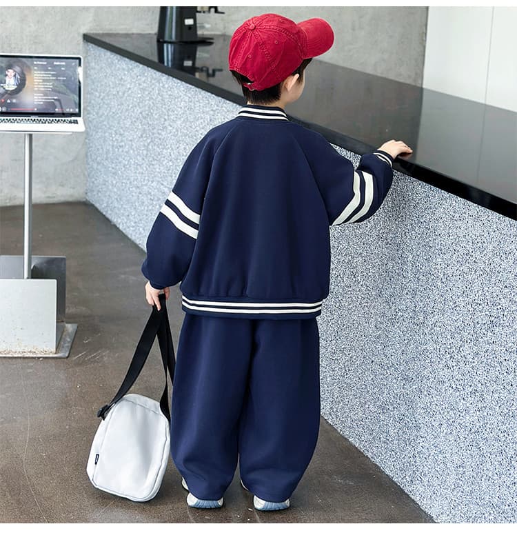 BOBBY ABLEY Темно-синий Kids Повседневные спортивные костюмы Наборы - изображение 2