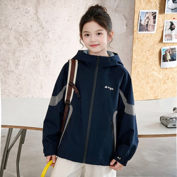 BOBBY ABLEY Темно-синий 3-в-1 (Подкладка + Пальто) Школьная Туристическая Одежда - изображение 6