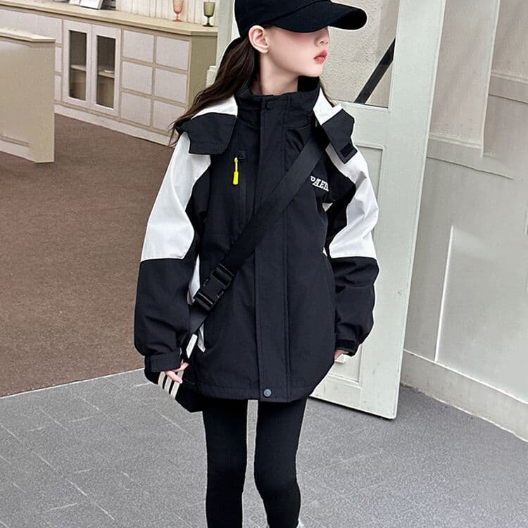 BOBBY ABLEY Черная подкладка 3-в-1 (Подкладка + Пальто) Школьная туристическая одежда - изображение 4