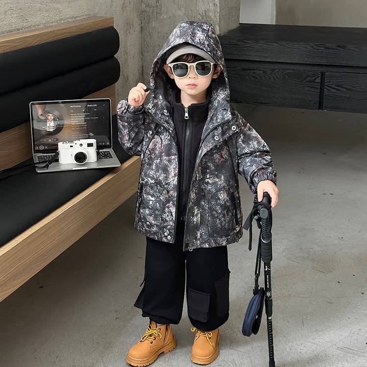 BOBBY ABLEY Dirty Окрашенный 3-в-1 (Подкладка + Пальто) Школьная Туристическая Одежда - изображение 2