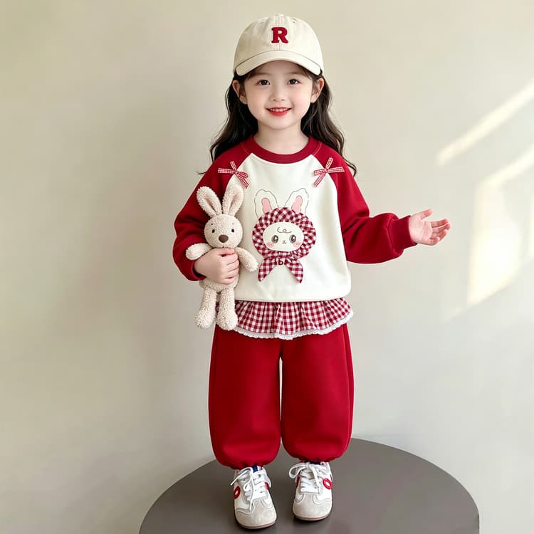BOBBY ABLEY Красный Kids Повседневные спортивные костюмы Наборы - изображение 4