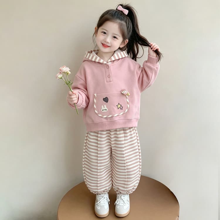 BOBBY ABLEY Розовый Kids Повседневные спортивные костюмы Наборы - изображение 4