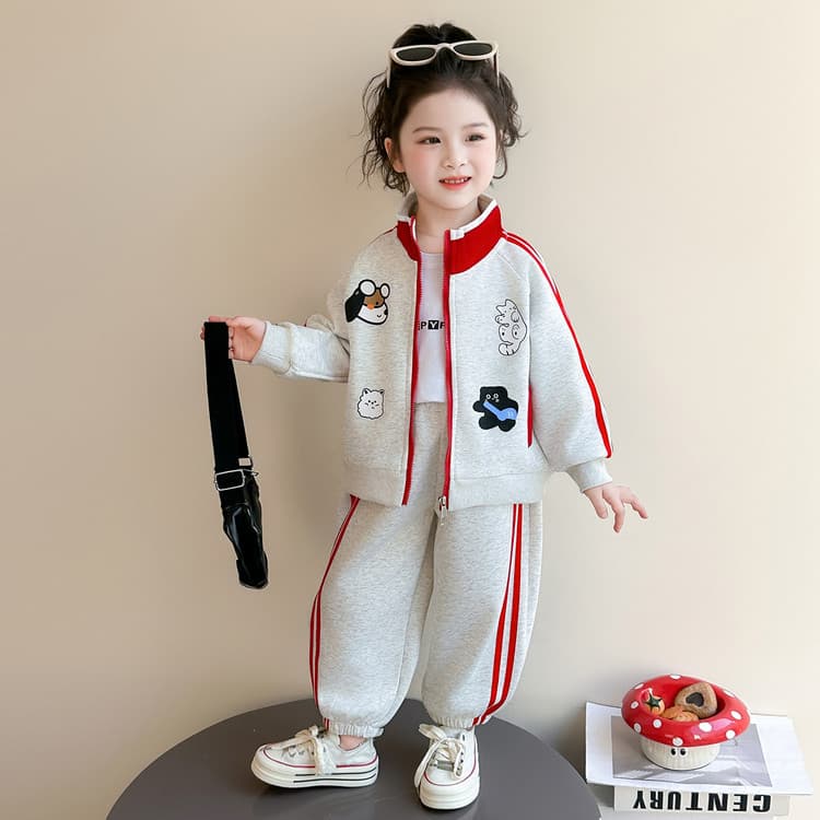 BOBBY ABLEY Вересковый серый Kids Повседневные спортивные костюмы Наборы - изображение 6
